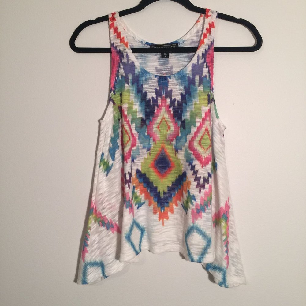 Almost Famous Aztec Tank Top Small